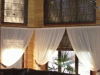 Римские шторы на окна второй свет, оформление дома в Пушкино