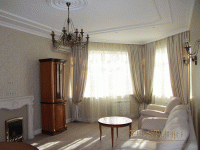 Шторы для гостиной в стиле прованс, квартира Москва, Ленинский пр-т