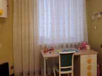 Классические тюлевые шторы в детскую с рисунком, квартира г. Мытищи