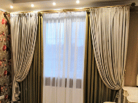 Красивые шторы в дом на заказ, Пушкино КП Степаньковская Слобода 