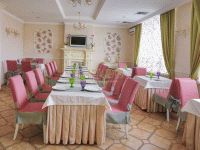 Яркое дизайнерское текстильное оформление зала ресторана на заказ, п. Пироговский